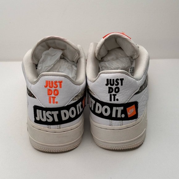 Nike Air Force 1 Low Premium Low Just Do It "White" AR7719-100 Mens 6.5Y - Picture 3 of 6